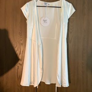 White Princess Polly Mini Dress